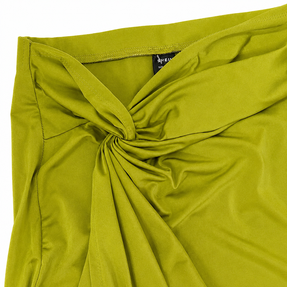 Miniatura: Conjunto Falda + Top Verde Lima Talla S Shein