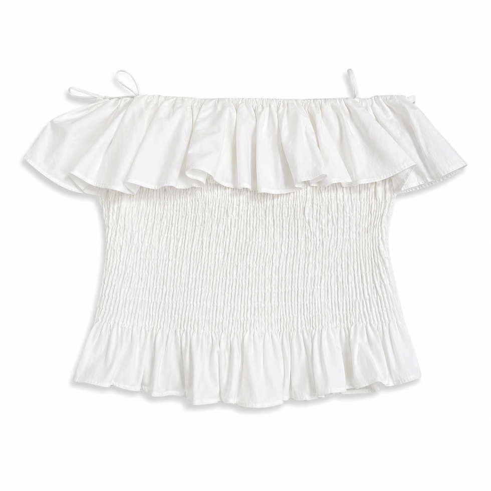 Miniatura: Crop Tubo Blanco Talla 26 Zara