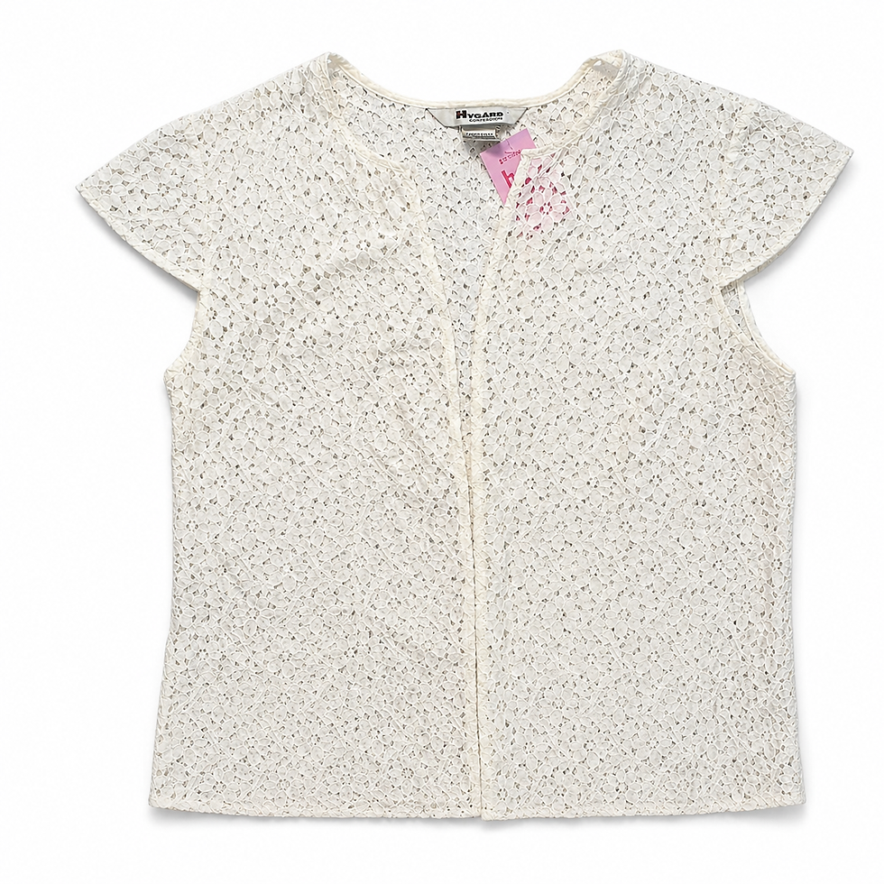 Miniatura: Blusa Encaje Blanca S