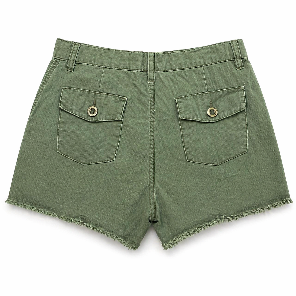Miniatura: Short Mezclilla Roxy Verde Militar S