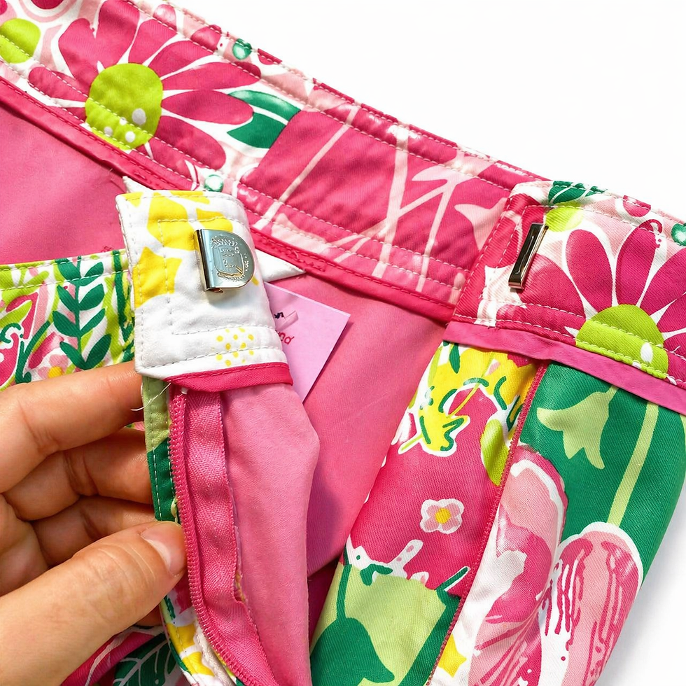 Miniatura: Falda Short VintageLilly Floral Rosa Talla G