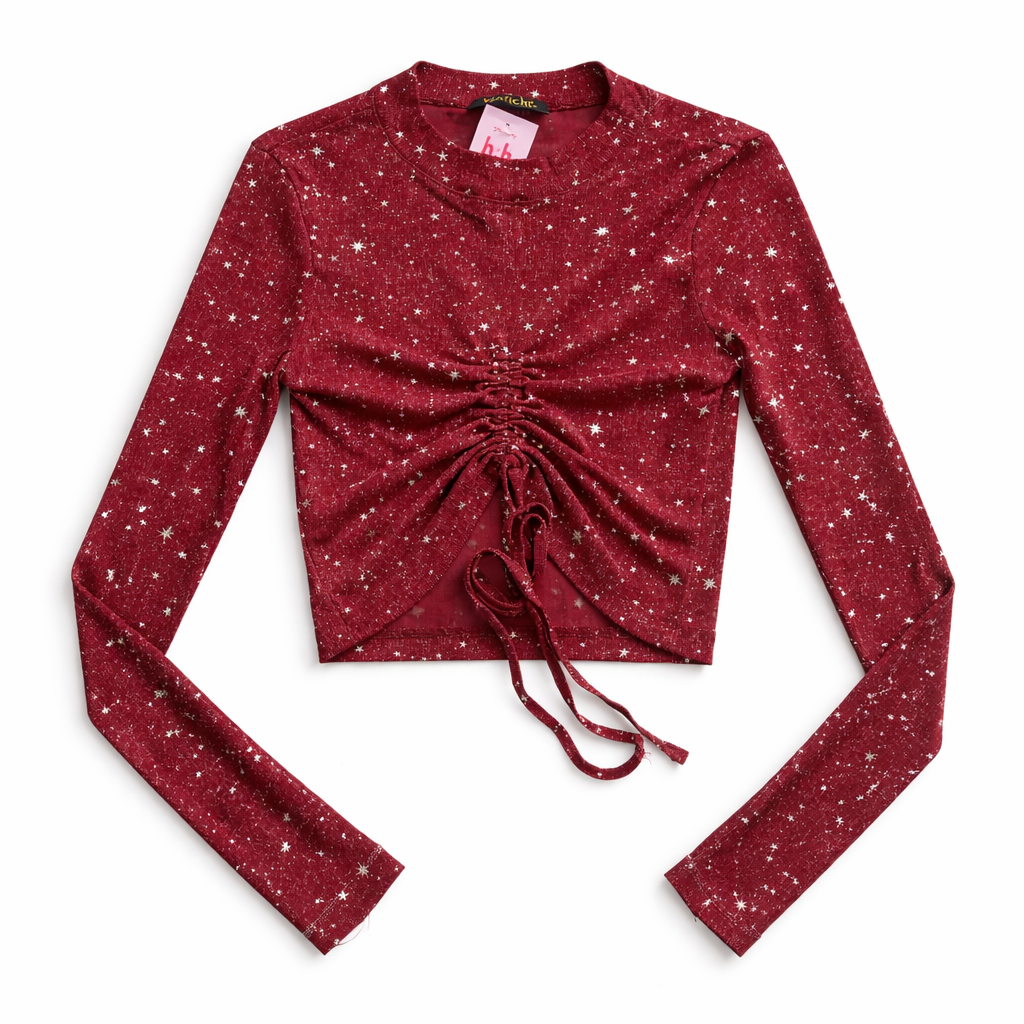 Croptop Mesh Vertiche | Talla S