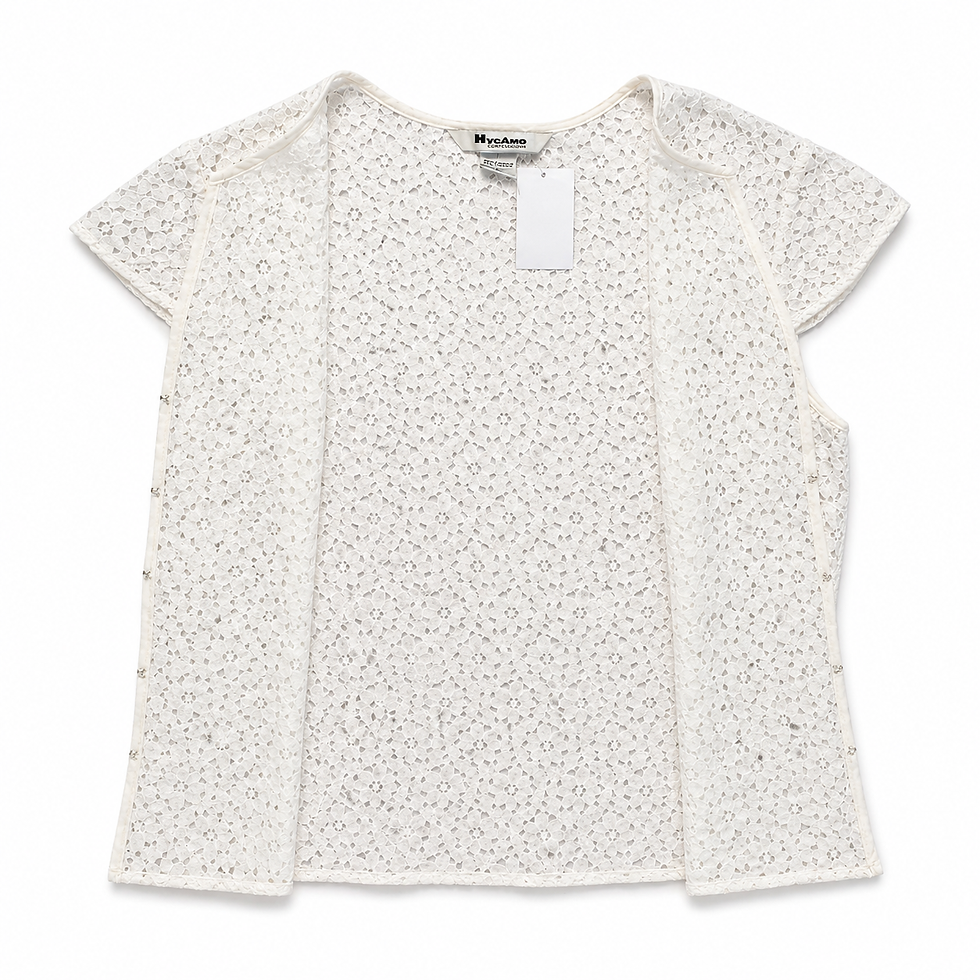Miniatura: Blusa Encaje Blanca S