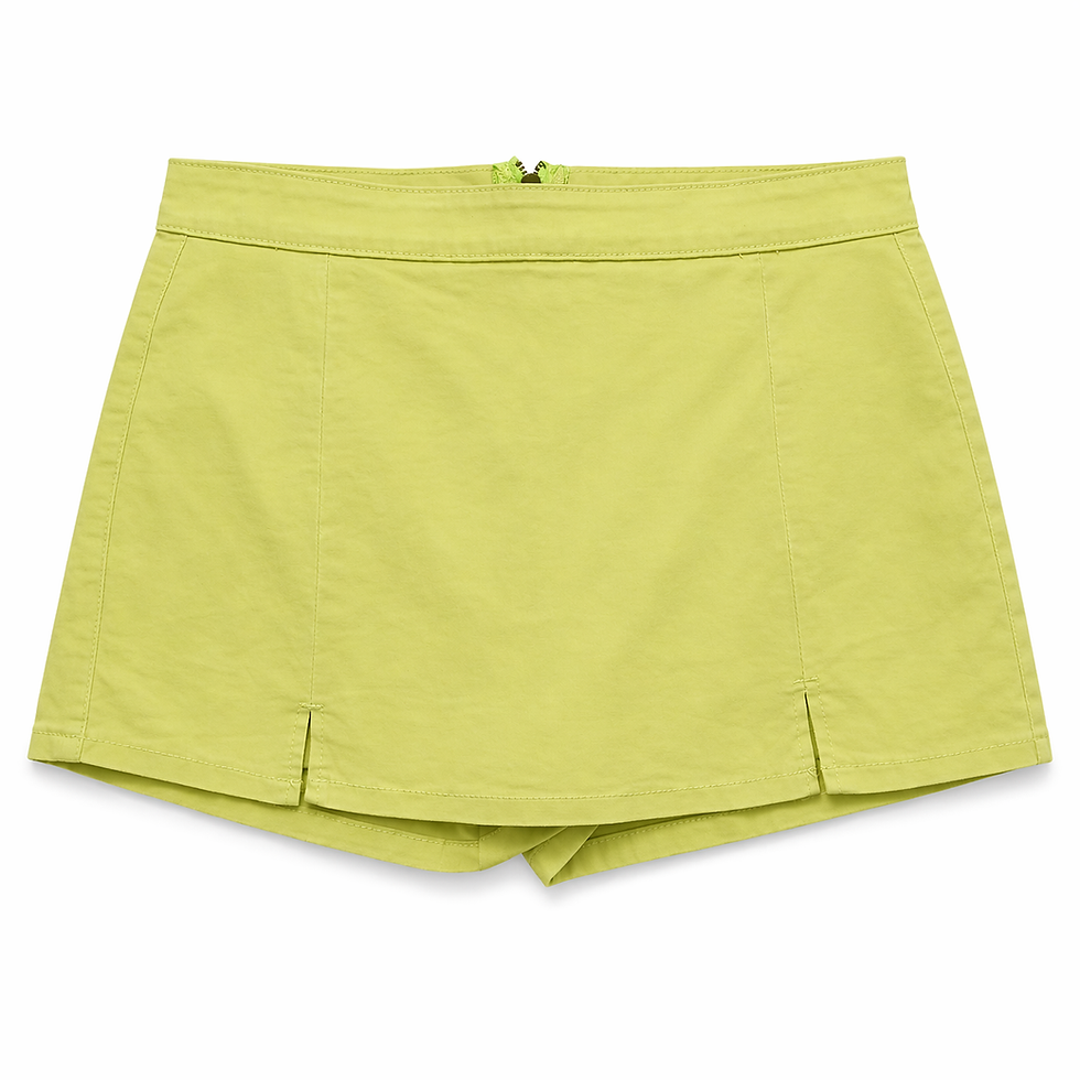 Miniatura: Falda Short Verde Limón M Vertiche