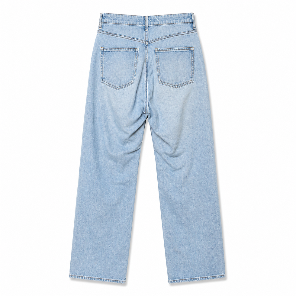 Miniatura: Pantalón De Mezclilla Azul Claro Talla M H&M