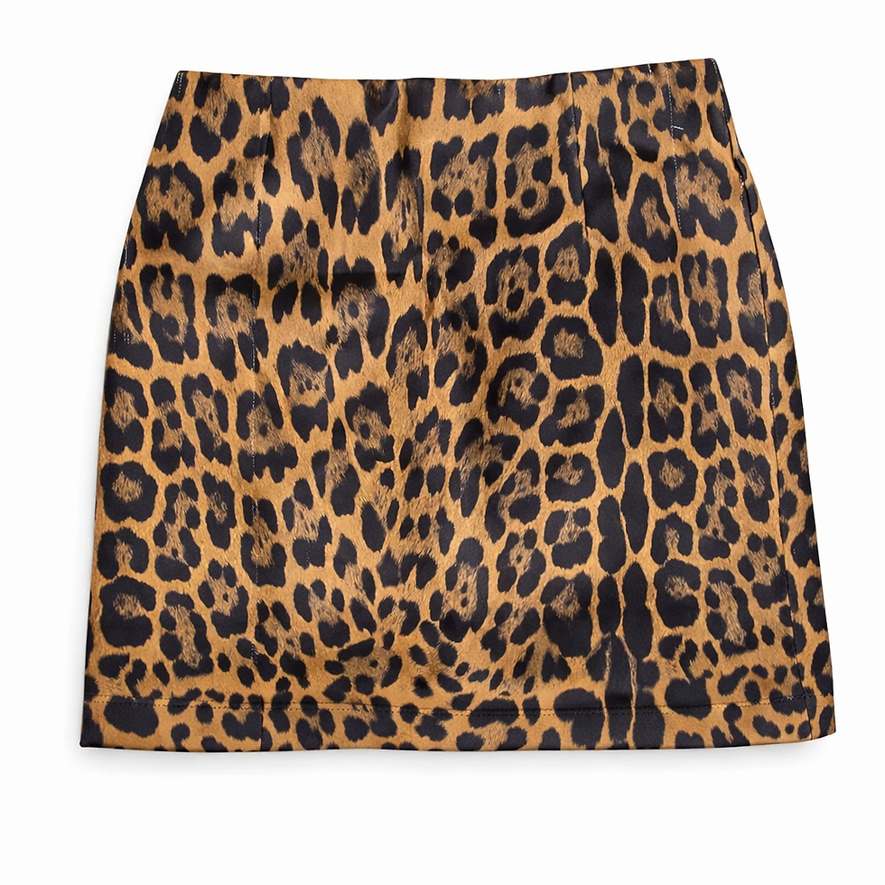 Miniatura: Falda Corta Print Leopardo | Talla 4 | H&M