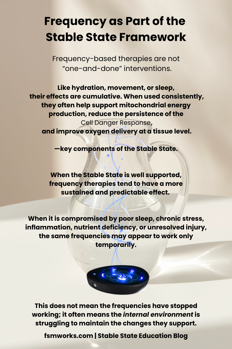 #StableState #FSM #PEMF #SystemsHealth #ClinicalEducation