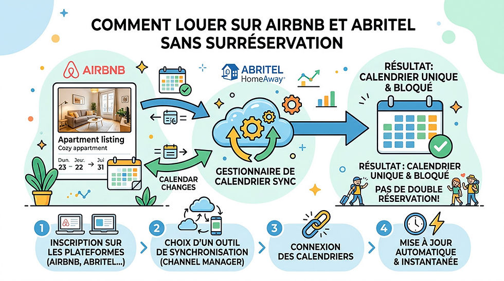 Comment louer son bien sur Airbnb et Abritel en même temps sans surréservation ?