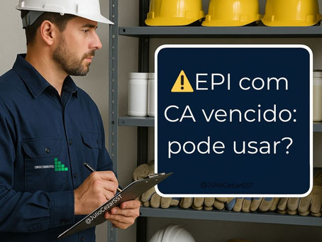 EPI com CA vencido pode ser entregue ao trabalhador? Descubra a verdade!
