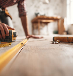 Maywood color matched timber floor trims and scotia for seamless perimeter expansion gaps and doorway transitions.