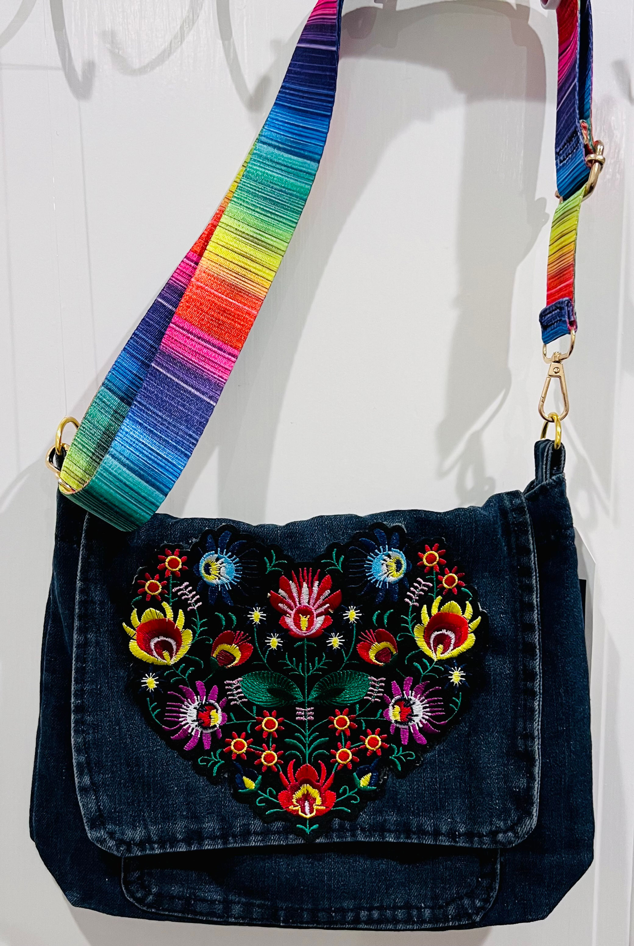 Flap Front Shoulder Bag