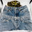 Thumbnail: Double Dip Denim Shoulder Bag