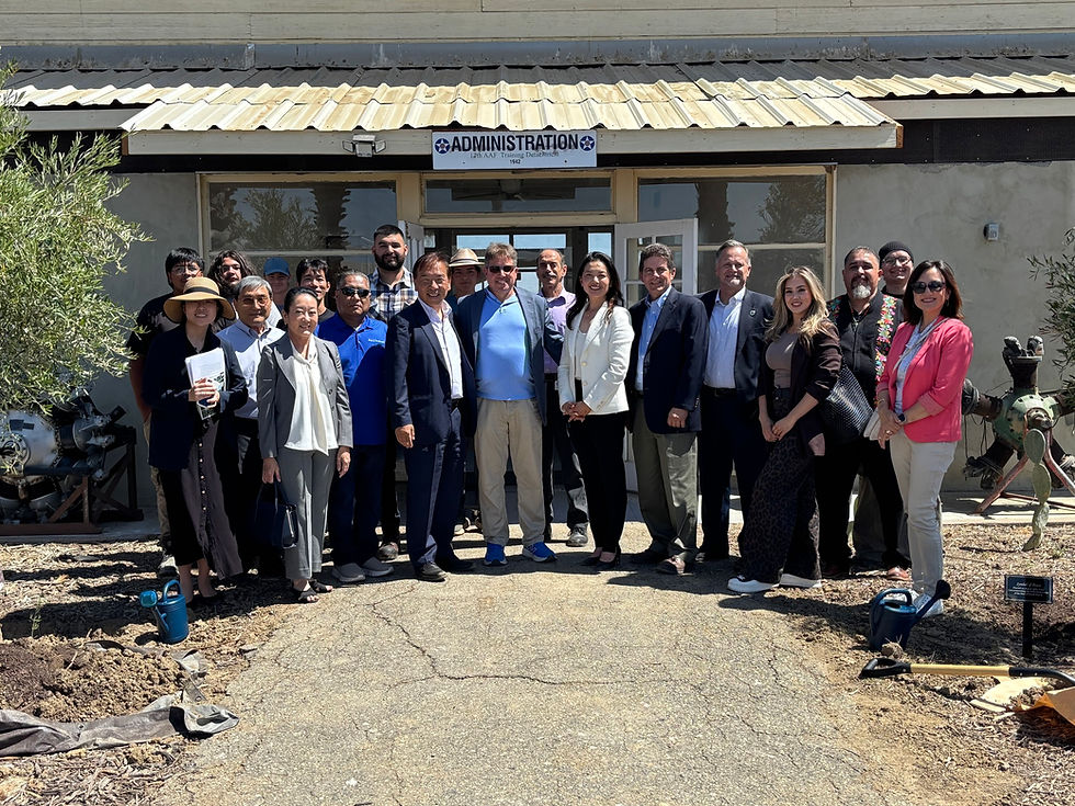 Aug 15, 2025 marks the 80th anniversary for the end of WWII. To symbolize peace and prosperity, two olive trees were planted at Eagle Field in Fresno County.
