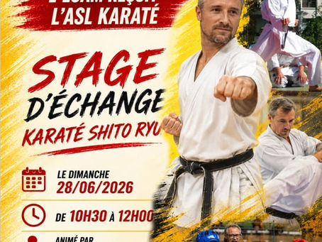 Stage d'échange Karaté Shito Ryu