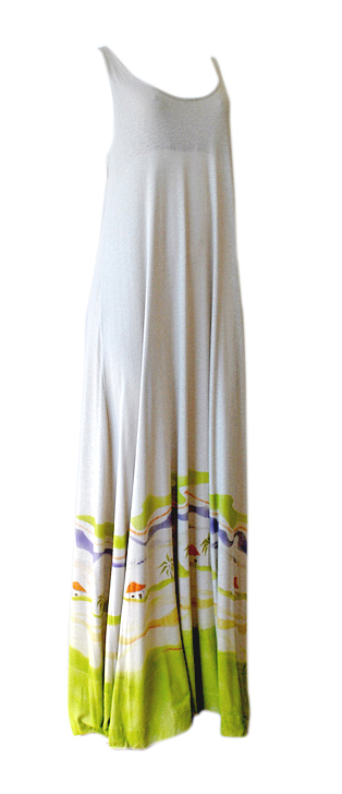 vestido longo garrafinhas de areia