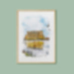 Gran Destino Tower Watercolour Print, Disney Print, Walt Disney World