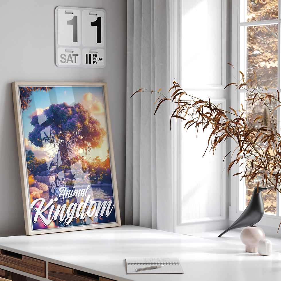 Thumbnail: Disney's Animal Kingdom Modern Vintage poster, Walt Disney World