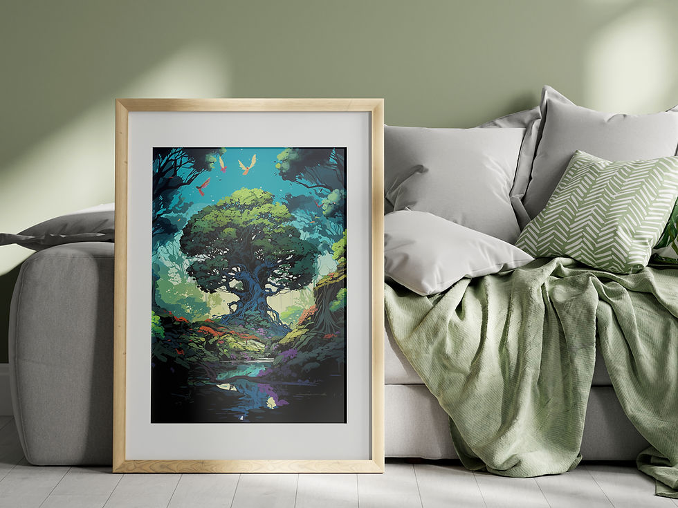 Thumbnail: Animal Kingdom Retro Futurism Walt Disney World Parks Art Print