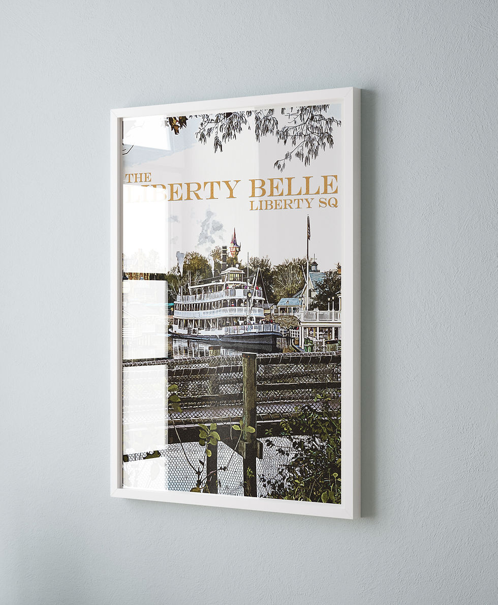 Thumbnail: The Liberty Bell, Magic Kingdom Print | Disney World Posters