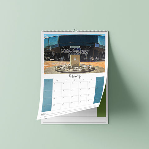 2026 Walt Disney World Retro Calendar - Happy Place Print