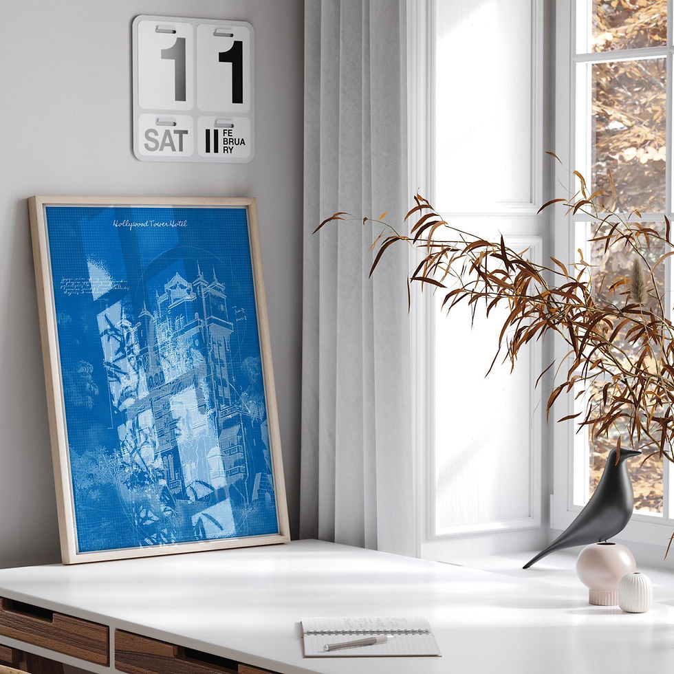 Thumbnail: Disneys Hollywood Studios Blueprint Poster, Disney Print, Walt Disney World, Dis