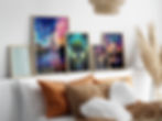 Disney Parks Retro Futurism Posters Bundle | Disney World Posters