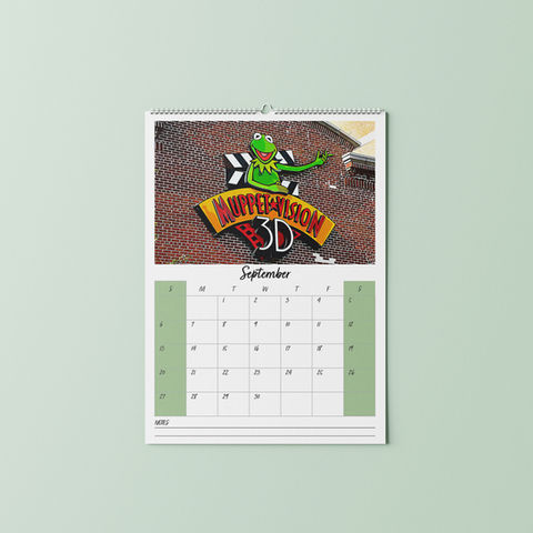 2026 Walt Disney World Retro Calendar - Happy Place Print