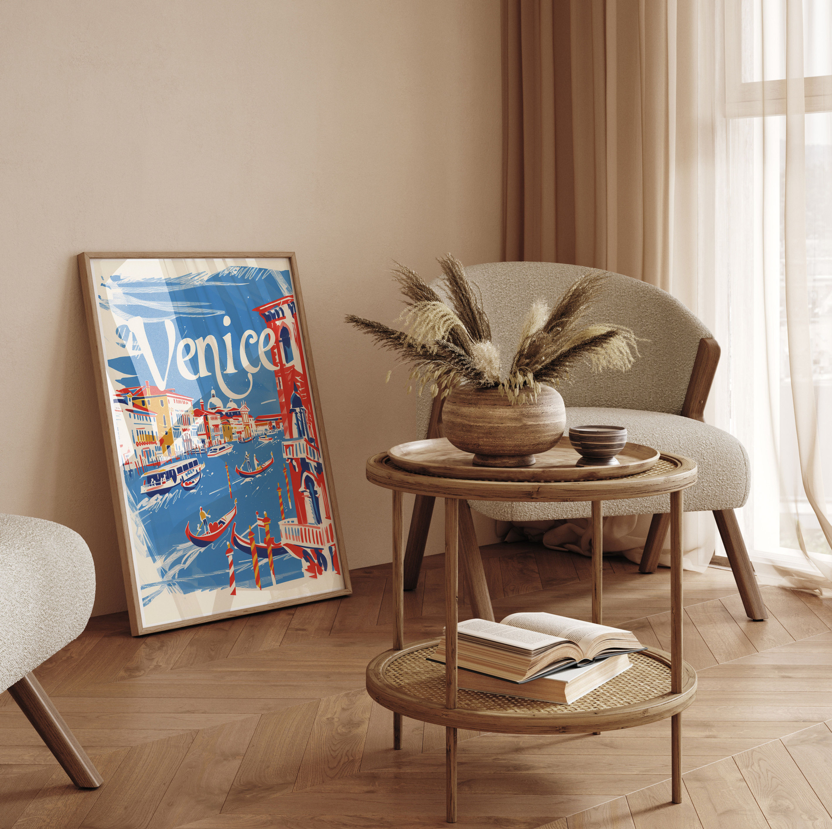 Venice Matisse Style Travel Poster