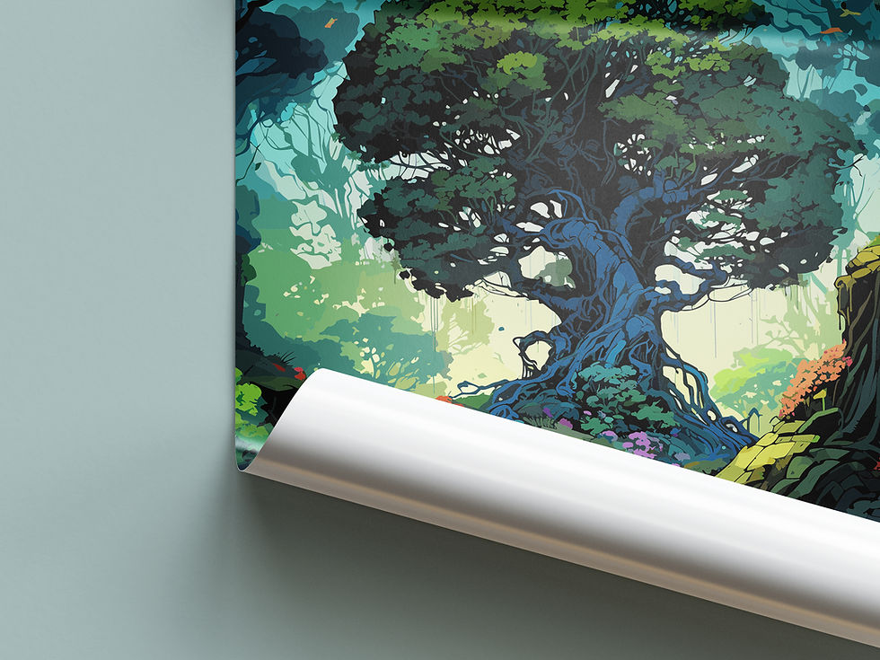 Thumbnail: Animal Kingdom Retro Futurism Walt Disney World Parks Art Print