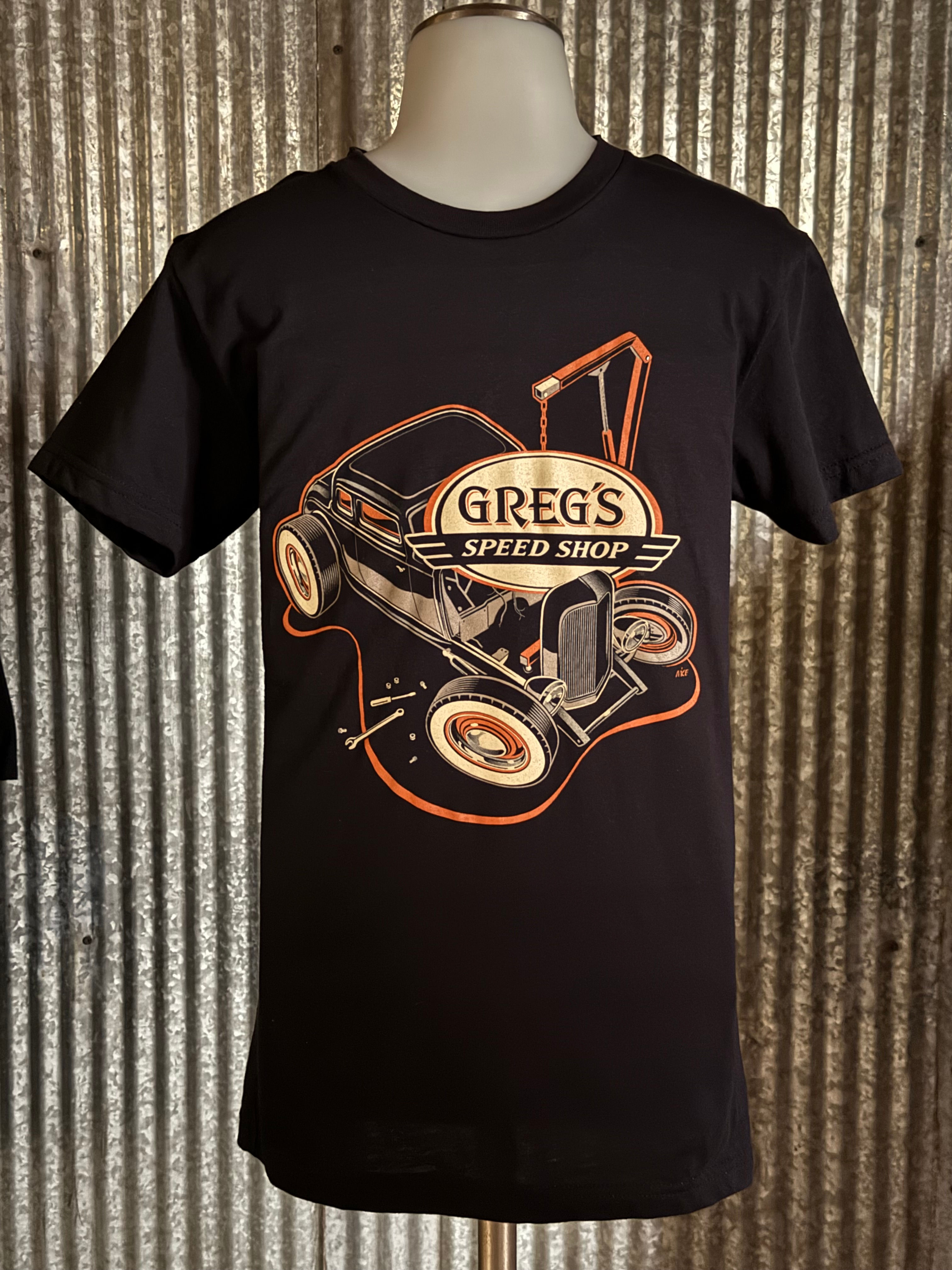 Greg's Speed Shop Engine Swap T-Shirt