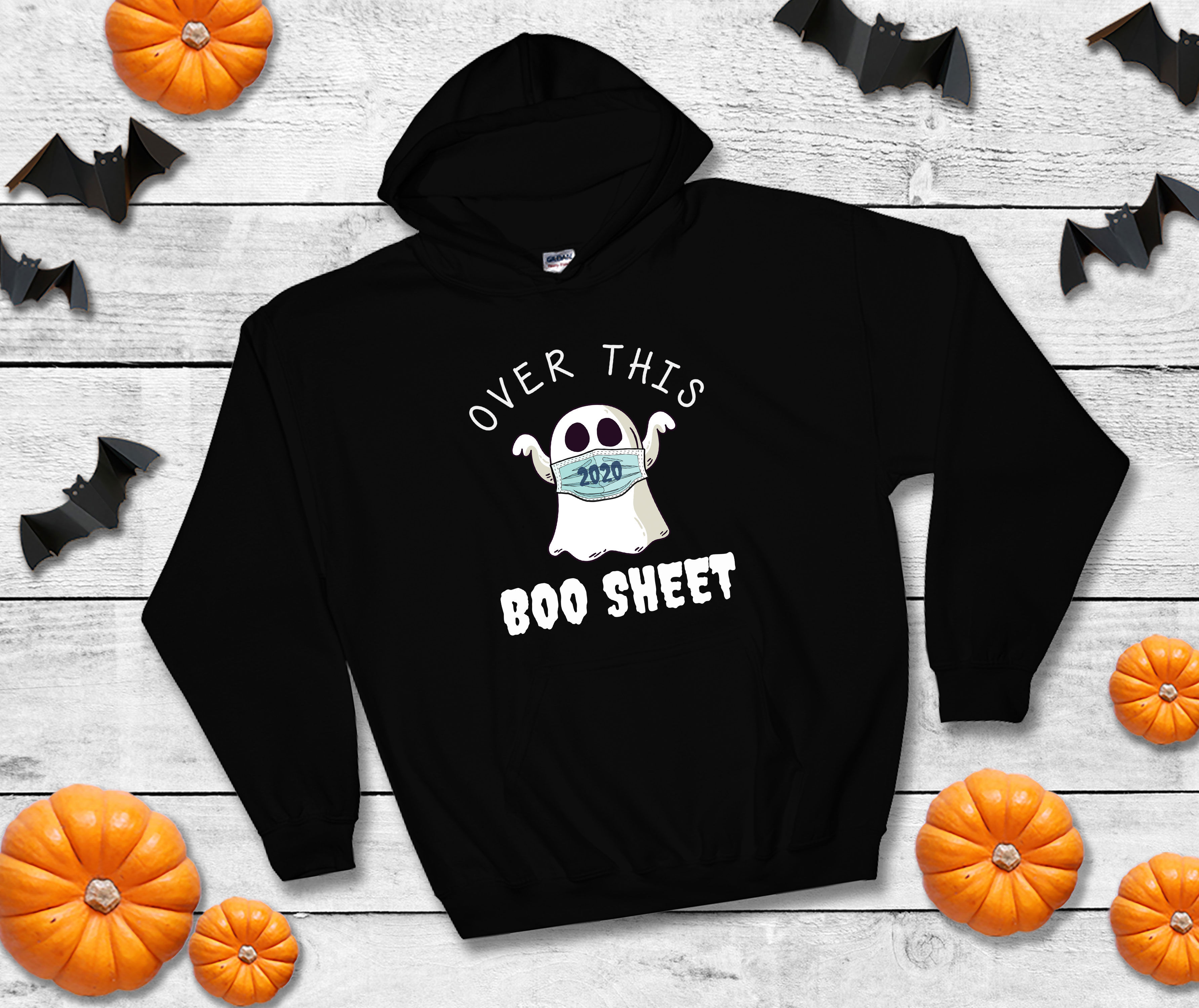 Over This Boo Sheet - Unisex Halloween Hoodie