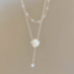 White Rose Necklace