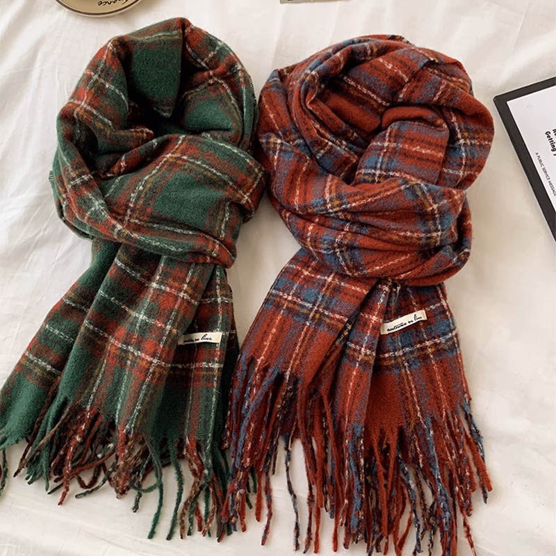 Pale Plaid Scarf