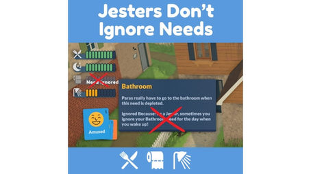 Paralives Mod: Jesters Don't Ignore Needs