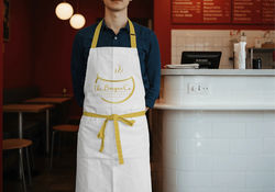 AI Designer-Restaurant man wearing apron vi logo mockup rendering (1743414236)