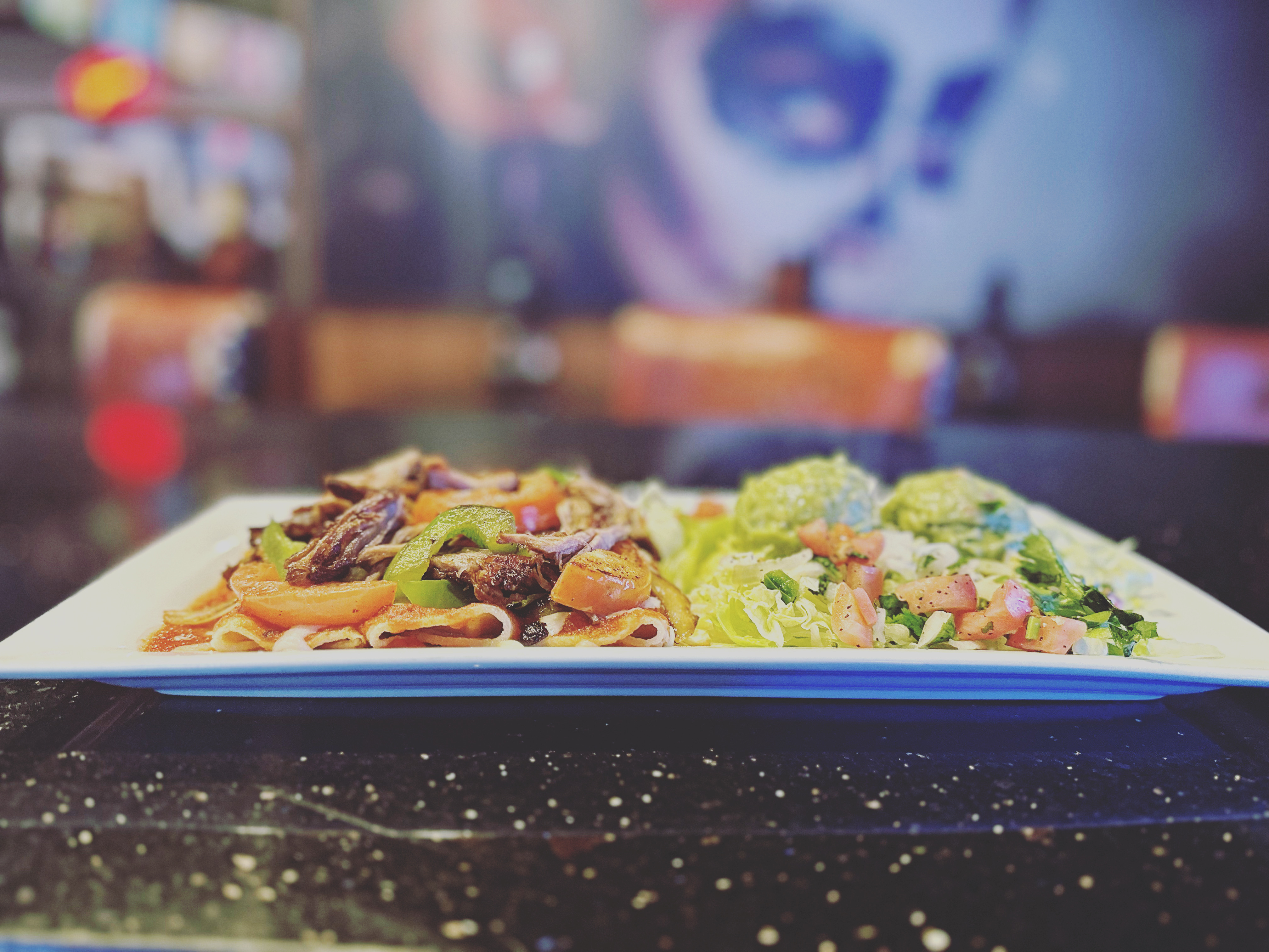 Arranged Food and Objects