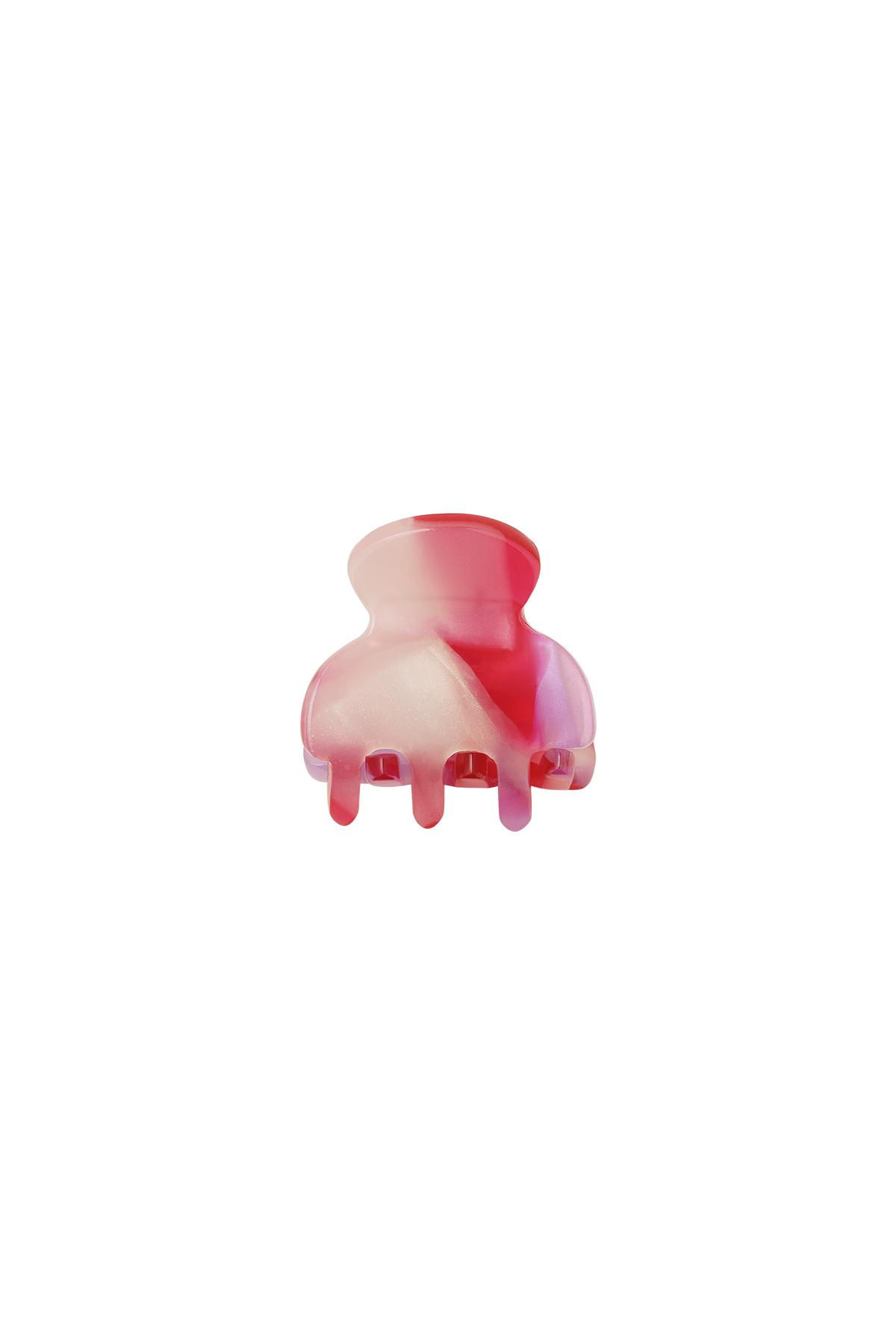 Gevlekte haarclip klein Rosé Sheet Material