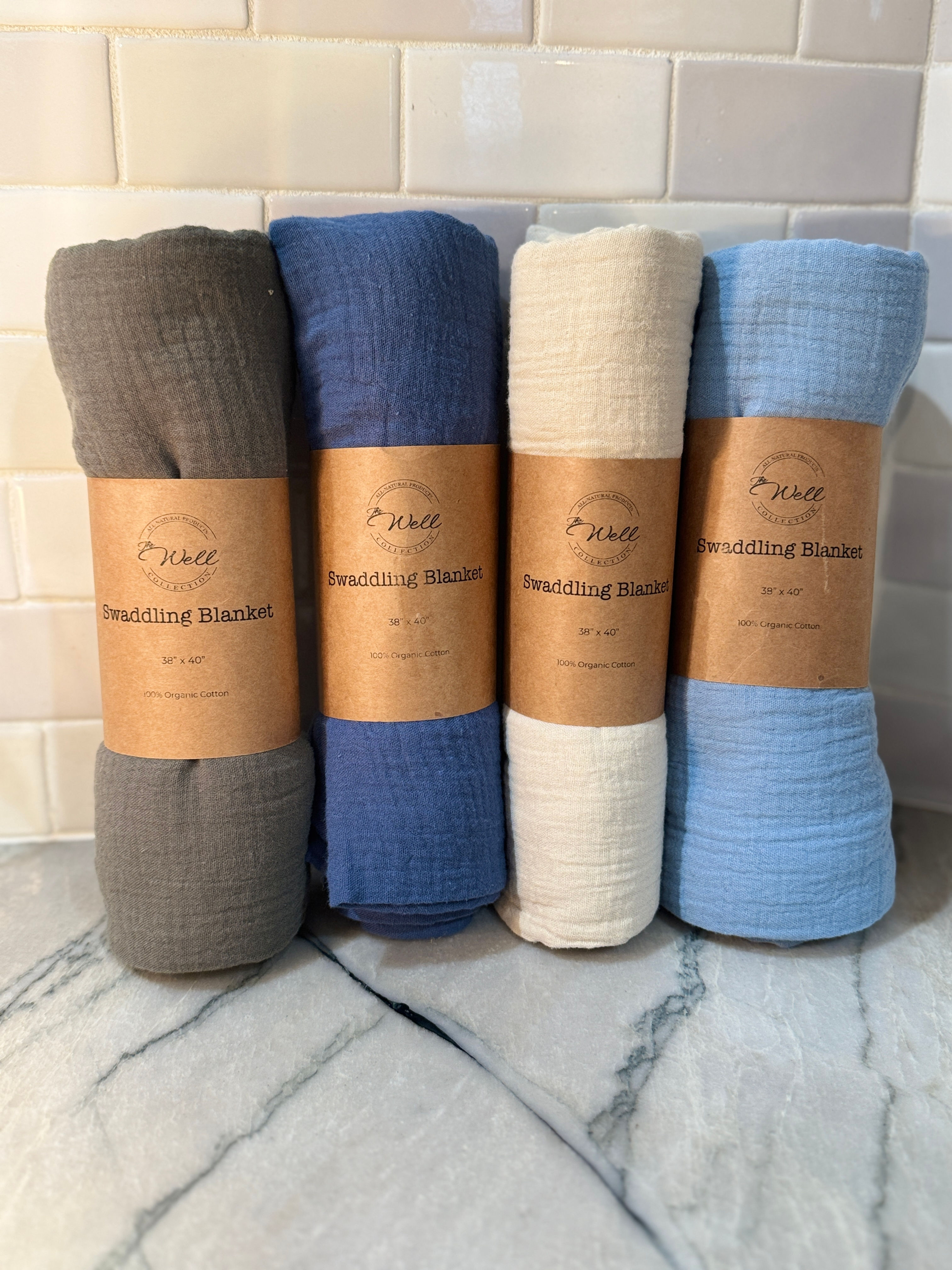 100% Organic Cotton Swaddling Blanket