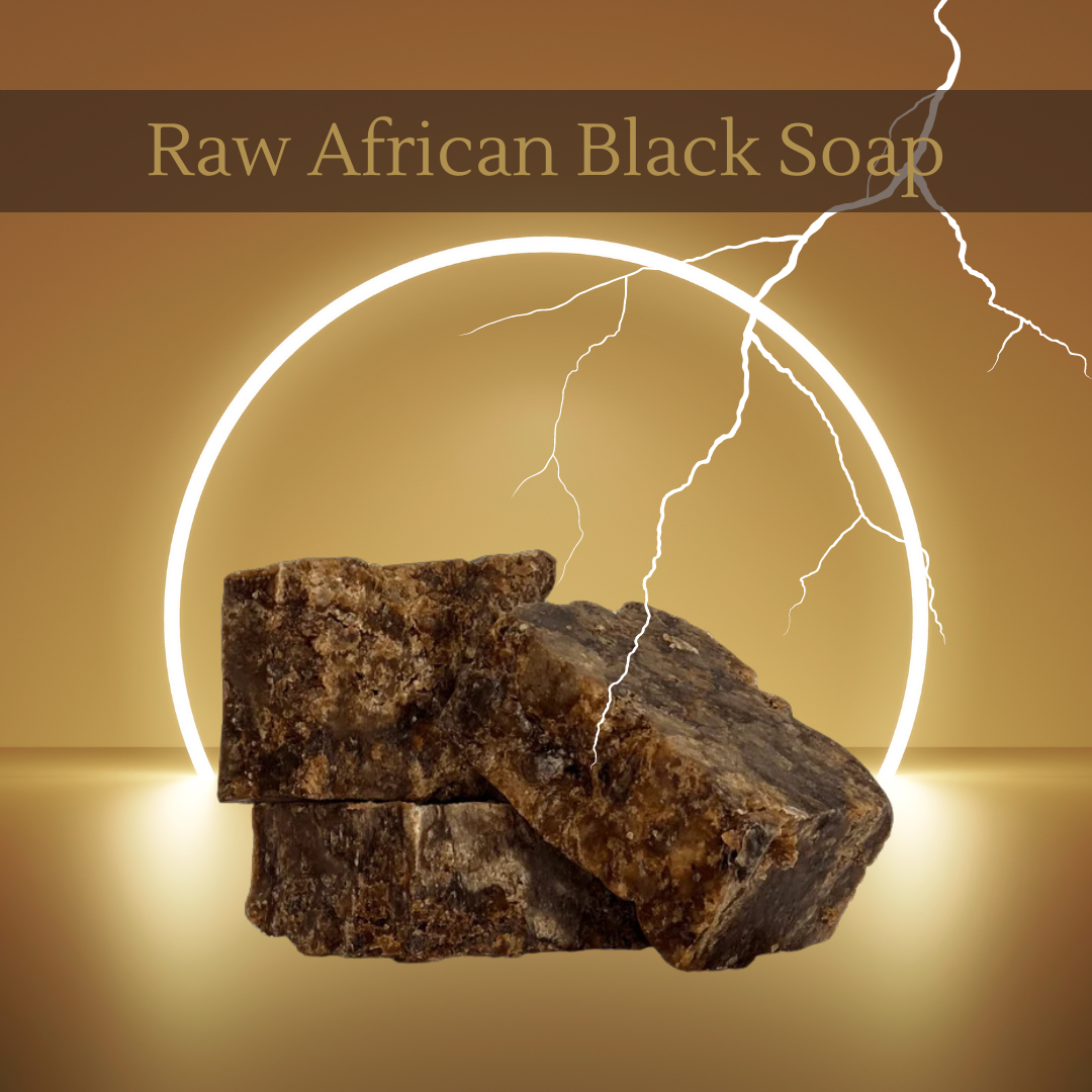 Raw African Black Soap