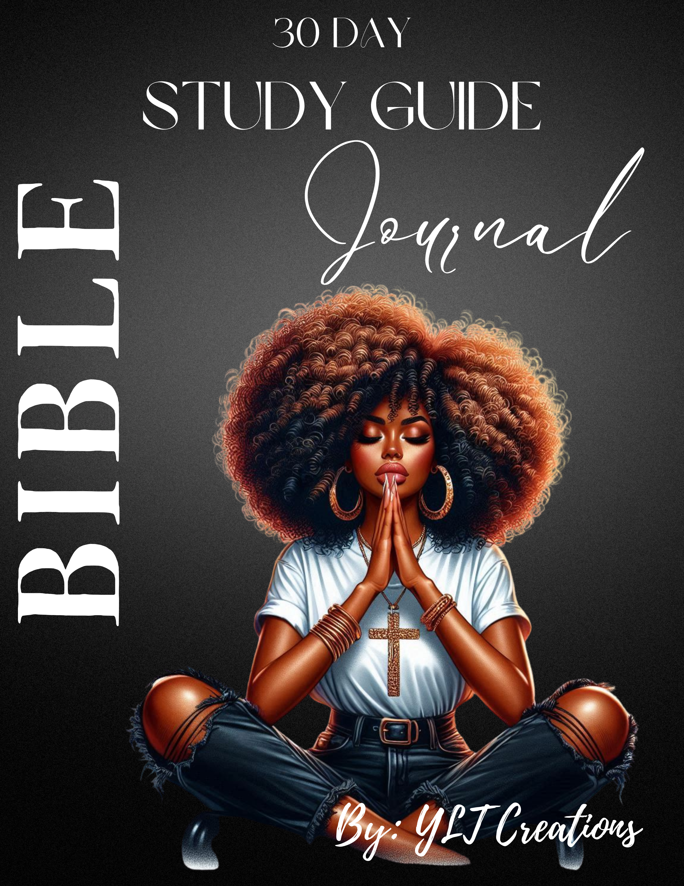 Digital Bible 30 Day Study Guide Journal for Women