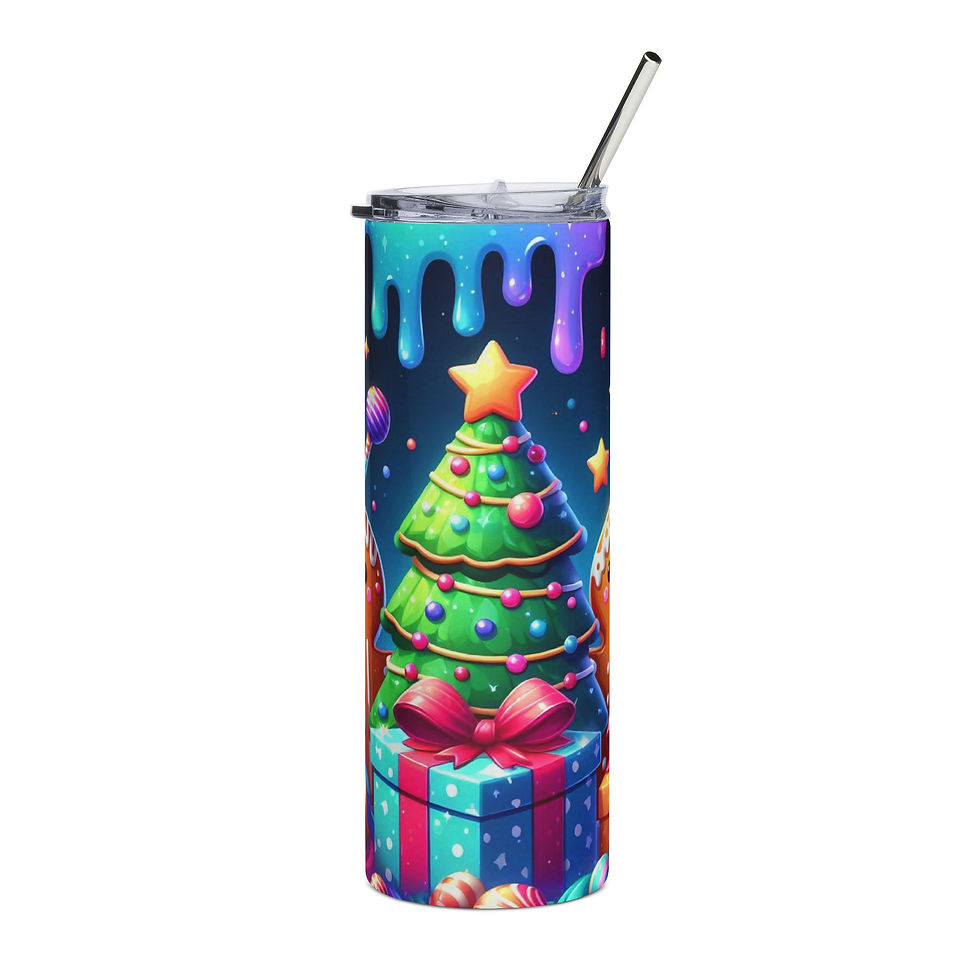 Gingerbread Drip 20 oz. Skinny Tumbler