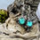 Thumbnail:  Aqua shimmer earring