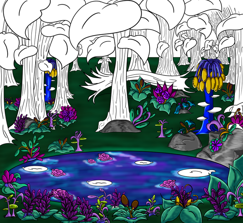 Forest Environment Concept
