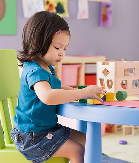 Playing in Nursery