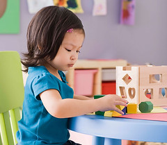 Playing in Nursery