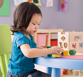 Playing in Nursery