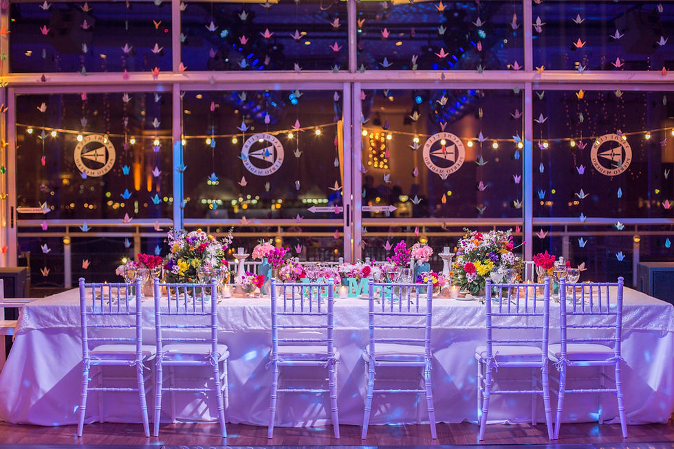 Salón Pampero con ambientación