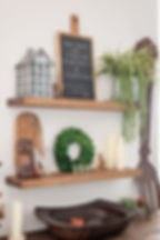 DIY Walnut Cabinetry & Shelving