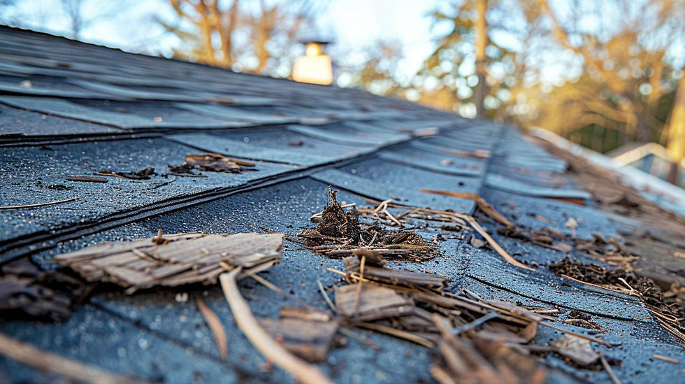 Debris Accumulation on Roof