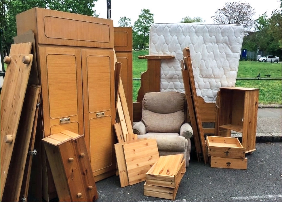 Junk Haulers & More truck loaded with residential junk for removal in Westmoreland County PA
